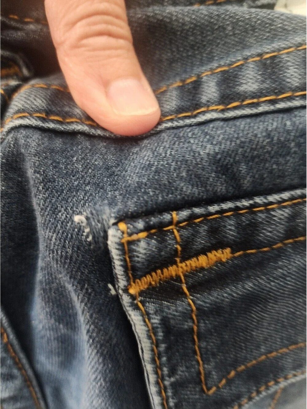 True Religion 34 by 33L Men's Slim Fit  Jeans with Signature Pocket Design
